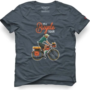 Bisiklet Turu Tasarım T-Shirt