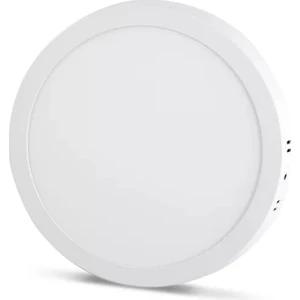 12W Yuvarlak Sıva Üstü LED Panel 3000K Günışığı