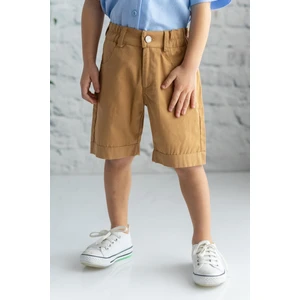 Erkek Çocuk Gabardin Düz Şort