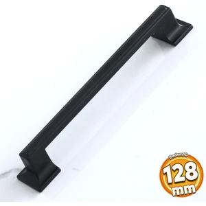 Gama 128 mm Siyah Kulp Metal Mutfak Mobilya Çekmece Dolabı Dolap Kulpları Kapak Kulbu Kulpu 12.8 cm