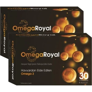 Omega Royal Havyar Balık Yağı 30 Kapsül 2 Adet