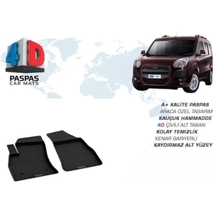 Doblo Araca Özel 4d Havuzlu Paspas  2li  2010 2011 2012 2013 2014 2015 2016 2017 2018 2019 2020