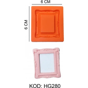 Çerçeve Figürlü Gıda Silikon Kalıbı