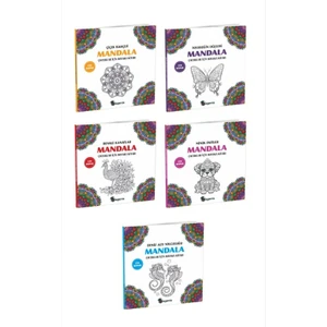 Çocuklar Için Mandala Boyama Seti (5 Kitap)