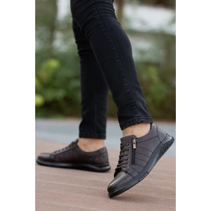 Garantili D262 Günlük Ortopedik Deri Erkek Ayakkabı