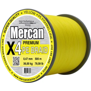 Premium X4 Pe Örgü Sarı Renk Ip 500M Bobin Misina