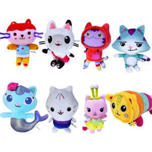 JeaLove Jea·love 8 Adet Gabby's Dollhouse Peluş Oyuncaklar Çocuk Hediyeleri Bebek (Yurt Dışından)