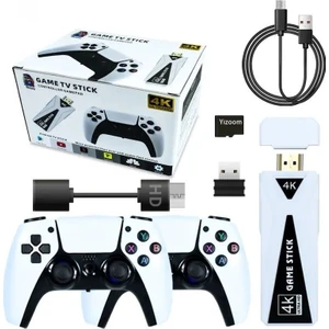GT68 Game Tv Stick Android Tv Stick 4K Ultra Hd 10000+ Games Retro Taşınabilir Arcade Video Oyunu Konsolu  2.4g Wireles Android 7.1