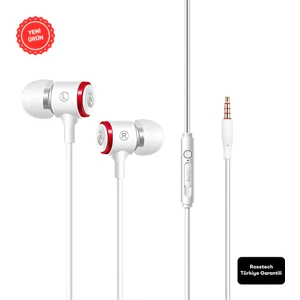 Rs-50 Pro Mikrofonlu Kablolu Kulak İçi Kulaklık + Özel Taşıma Çantası