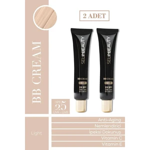 Selin Beauty BB Krem C Vitamini Ton Eşitleyici Leke Karşıtı Anti-Aging 2×40 ml Tüm Cilt Tipleri