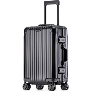 Alüminyum Kırılmaz Premium Döner Tekerli Tsa Kilit Kabin Boy Valiz Bavul