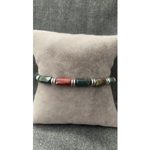 ND Takı Tasarım Doğal Taş Kan Taşı ve Hematit Taşı Tasarım Bileklik Erkek Bileklik Kadın Bileklik