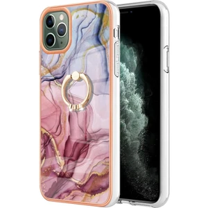 Manyi Market IPhone 12 Için Kılıf Pro Max Tampon Mermer Darbeye Tpu Silikon 360 &deg; Halka (Yurt Dışından)