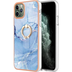 Manyi Market IPhone 12 Için Kılıf Pro Max Tampon Mermer Darbeye Tpu Silikon 360 &deg; Halka (Yurt Dışından)