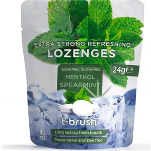 Ağız Kokusu Önleyici Mentol ve Nane Aromalı Ağız Pastili - Alkolsüz ve Şekersiz
