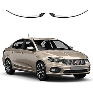 Alminox Oto Fiat Egea Tipo Krom Reflektör 2 Parça 2016 Sonrası