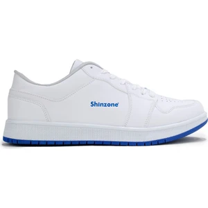 Erkek Yazlık Comfort Sneakers Beyaz Saks Spor Ayakkabı