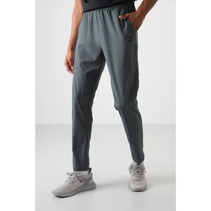 Haki Polyester İnce Yumuşak Comfort Fit Erkek Eşofman Alt - 82119