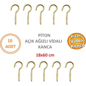 İlta Life Piton Kanca Açık Uçlu Vida 18X60 cm ( 10 Adet )