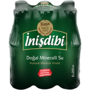 Inişdibi 200 ml Doğal Maden Suyu 6'lı