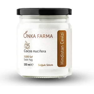 Onka Farma Saf Hindistan Cevizi Yağı 150 ml - Soğuk Sıkım