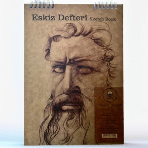 A4/50Yp/120Gr/Spiralli Eskiz Defteri (Sketch Book)