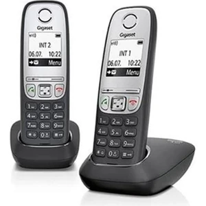 GIGASET A415DUO Kablosuz LCD Ekranlı Telefon Siyah