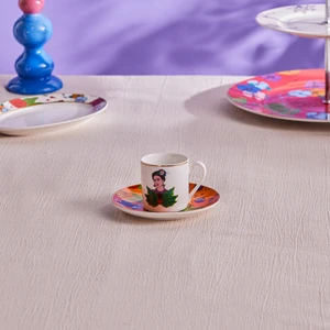 Frida Kahve Fincanı ve Tabağı Turuncu 90 ml