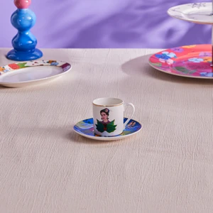 Frida Kahve Fincanı ve Tabağı Mavi 90 ml