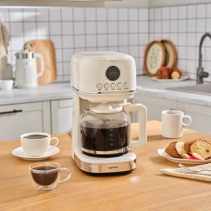 Multibrew Retro Filtre Kahve Makinesi Cream