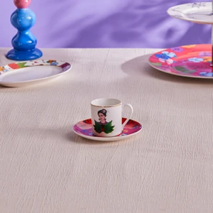 Frida Kahve Fincanı ve Tabağı Kırmızı 90 ml