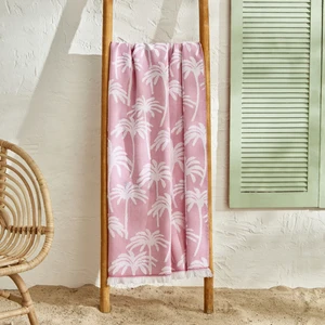 Karaca Home Palm Plaj Havlusu Fuşya