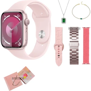 G11 Pro Mini 4 Kordonlu Kolye Bileklik Setli 41 mm Watch 9 Mini Akıllı Saat Hediye Paketi