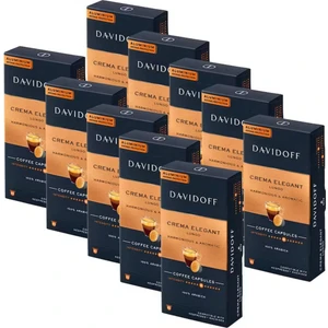 Crema Elegant Lungo Harmonıous & Aromatıc Aluminium Kapsül Kahve (100 Adet) (Nespresso Uyumludur)