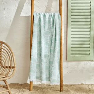 Karaca Home Sunny Plaj Havlusu Koyu Yeşil