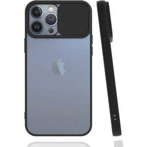 Cepte Aksesuar Apple iPhone 13 Pro Max - Uyumlu Lensi Kapak-Siyah