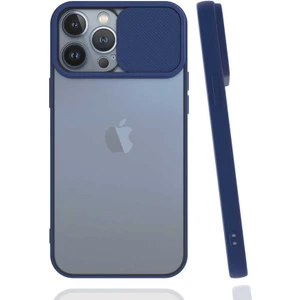 Cepte Aksesuar Apple iPhone 13 Pro Max - Uyumlu Lensi Kapak-Lacivert