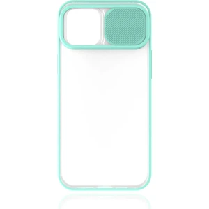Cepte Aksesuar Apple iPhone 12 Pro Max - Uyumlu Lensi Kapak-Turkuaz