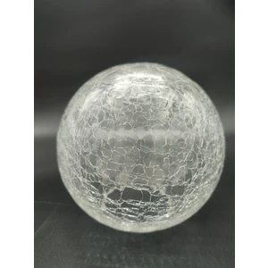 Kuğulu Avize Glob Avize Camı Şeffaf Çatlatılmış Desenli (Çap: 15.00cm-  Duy Yuvası: 7.00cm)