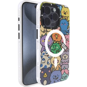 Buff iPhone 15 Pro Magkit Desenli Kılıf Happy Monster