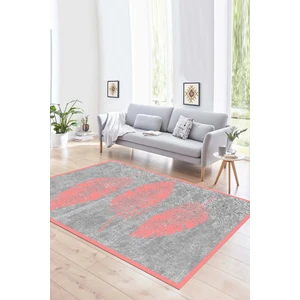 Napoli Home Dijital Baskılı Kaymaz Yıkanabilir Modern Desen Yolluk Mutfak Salon Halısı, N-Modern-41-Pembe,