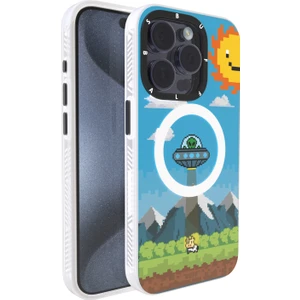 Buff iPhone 15 Pro Magkit Desenli Kılıf Ufo