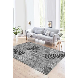 Napoli Home Dijital Baskılı Kaymaz Yıkanabilir Modern Desen Yolluk Mutfak Salon Halısı, N-Modern-95-Gri,