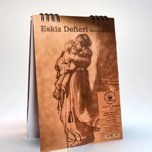 A5/50Yp/120Gr/Spiralli Eskiz Defteri (Sketch Book)