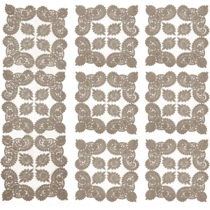 Neu Bella Home Neubella Home Amerikan Servis Supla Ve Runner Seti 6 Kişilik Çiçek Set Masa Ve Sunum Takımı Çeyizlik Kapiçino