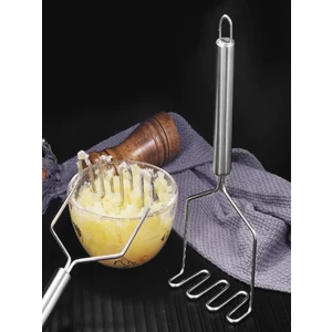 Pratik 24 cm Lüks Paslanmaz Metal Patates Ezici Patates Ezici Püre Yapıcı