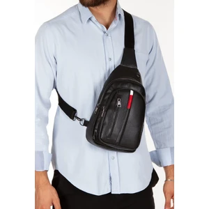Newish Polo Deri Usd Kulaklık Çıkışlı Çapraz Bady Bag Göğüs Ve Omuz Çantası newpolo132 - Siyah
