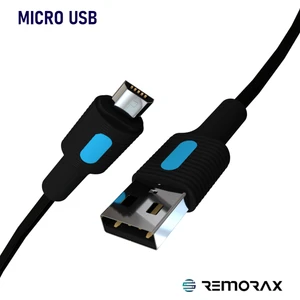 Coral Micro USB Kablo, 2.0A, 120 Cm, Mavi/siyah