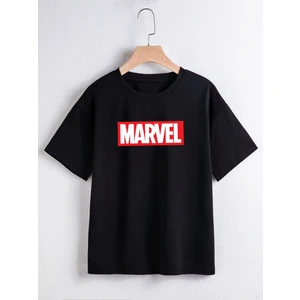 Marvel Baskılı Oversize Tshırt