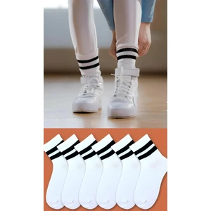 Pi Giyim 6'lı Tenis Kolej Çorap